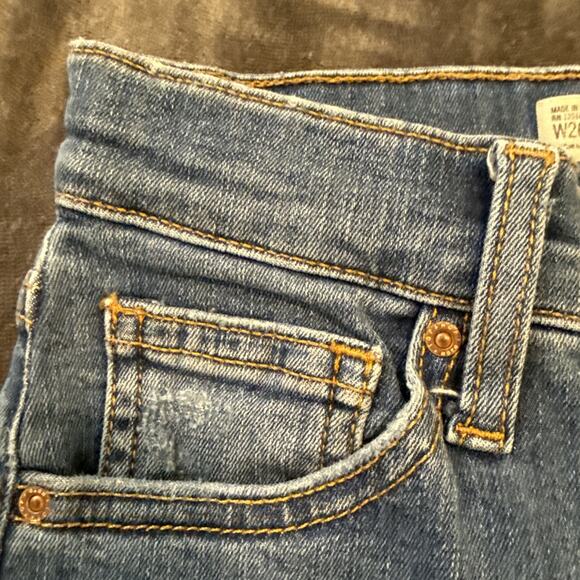 Topshop Moto-Jamie Womens Skinny Jeans-Med Wash Blue-Distressed-W26xL32 - Picture 9 of 15